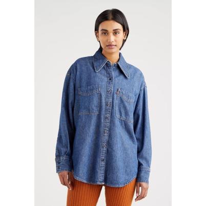 Levis Jadon Denim Skjorte Off X Blue Shop Online Hos Blossom